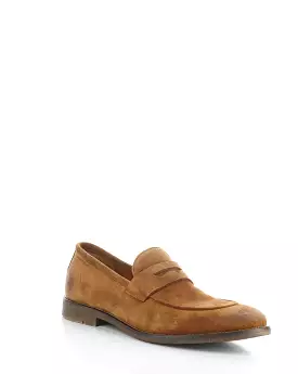 13414 COGNAC Round Toe Shoes