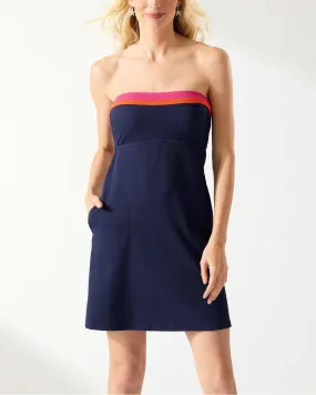 2024 Tommy Bahama Island Cays Colorblock Bandeau Spa Dress - Ss500435