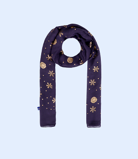 A4983-PURPLE-Scarf For Women