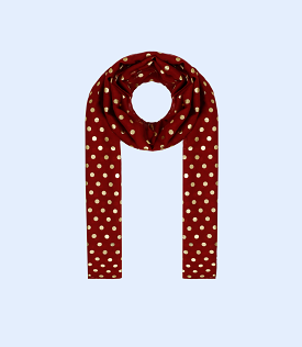 A4987-MAROON-Scarf For Women