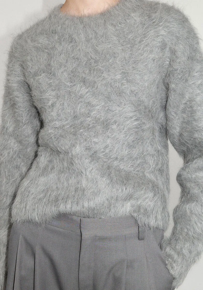 Alpaca Sweater - Soft Grey