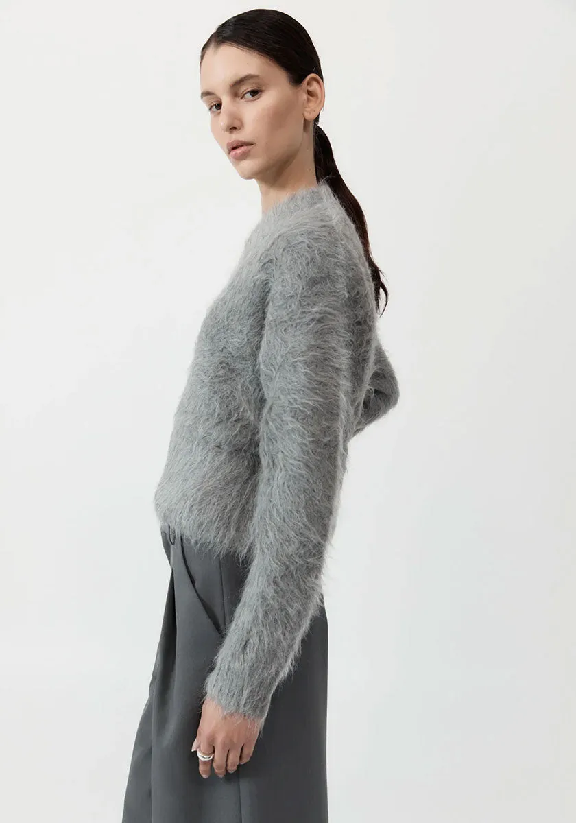 Alpaca Sweater - Soft Grey