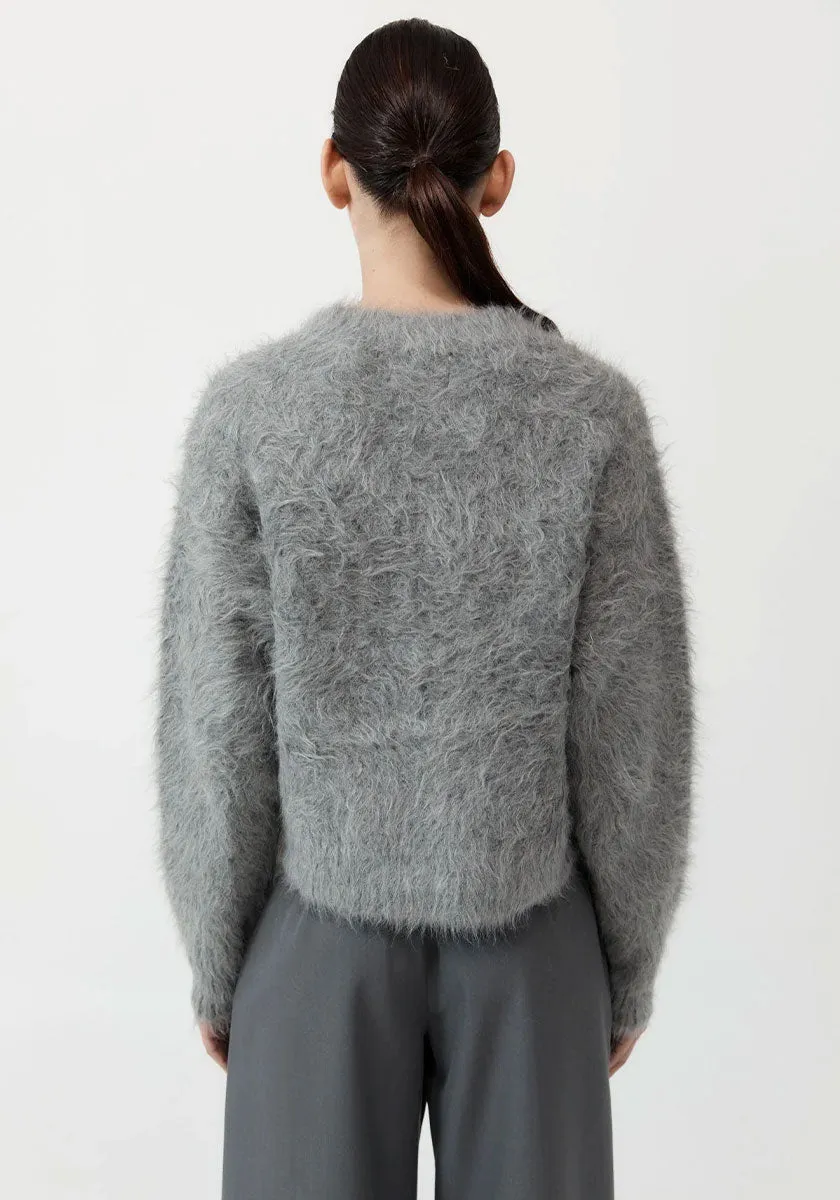 Alpaca Sweater - Soft Grey