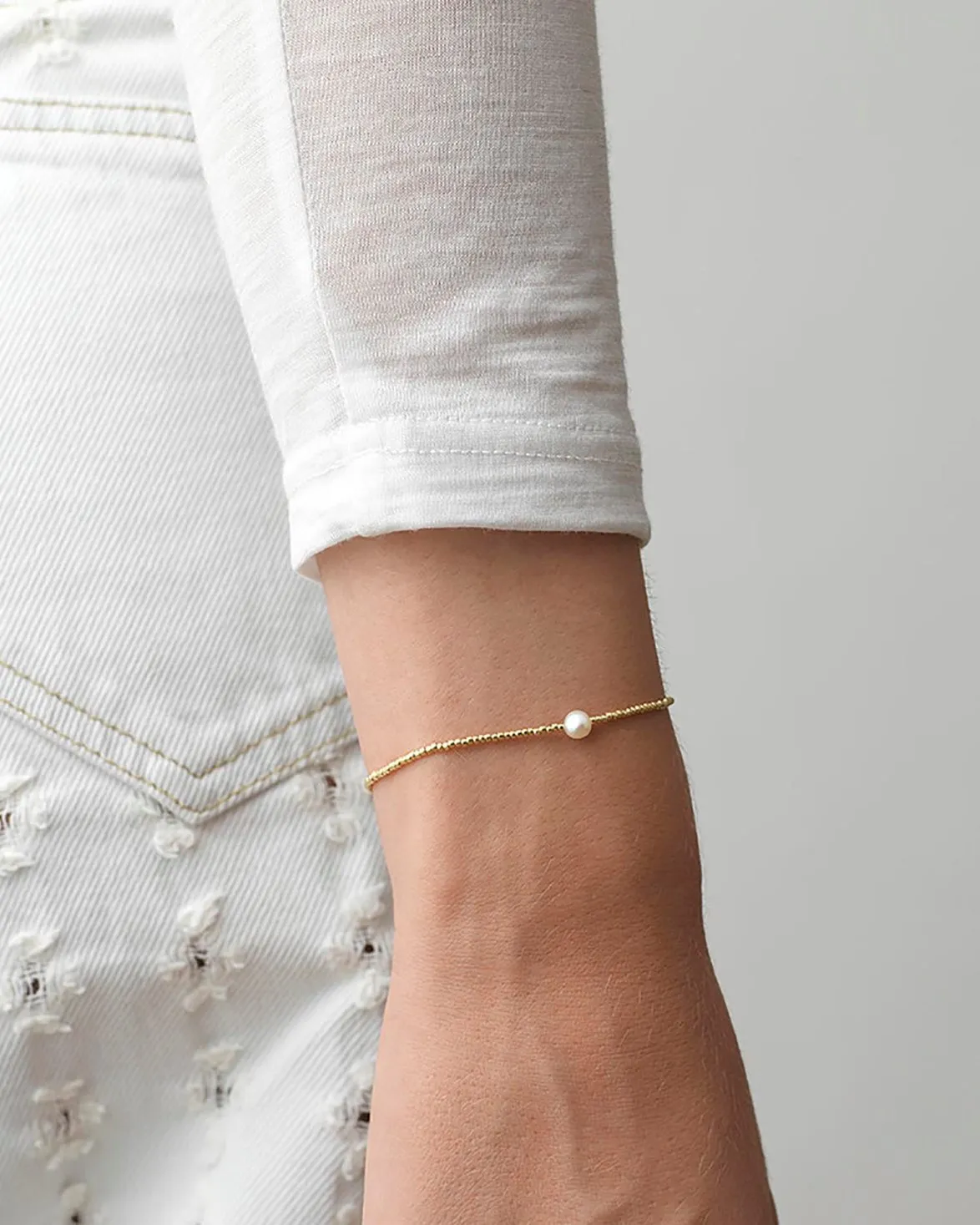 Anni Lu Pearly Bracelet Gold