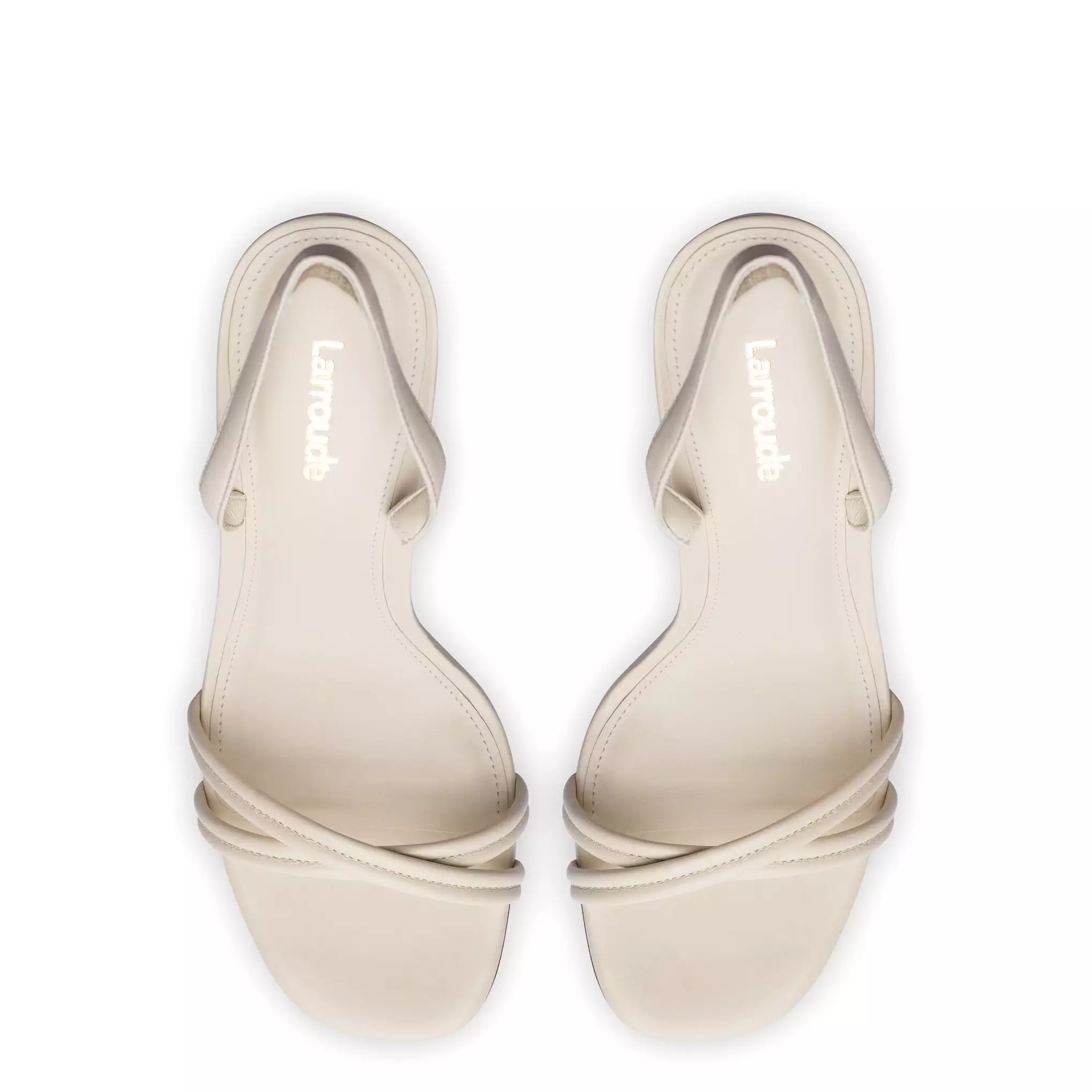 Annie Sandal In Ivory Leather