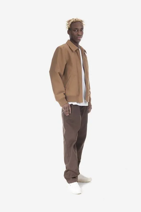 A.P.C. jacket Blouson Gilles men's brown color