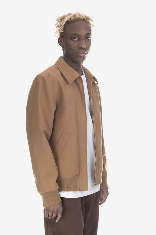 A.P.C. jacket Blouson Gilles men's brown color