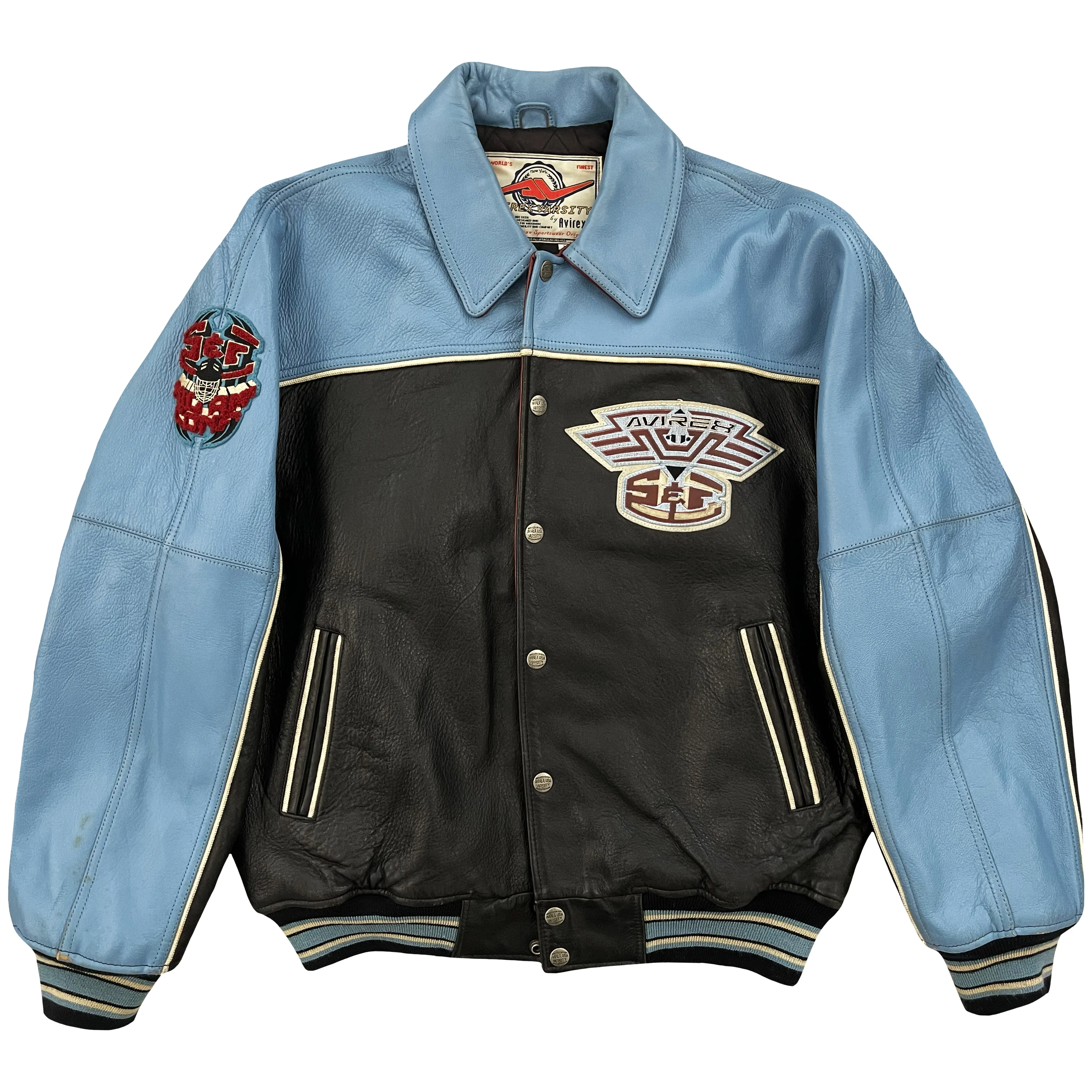 Avirex Leather Varsity Jacket