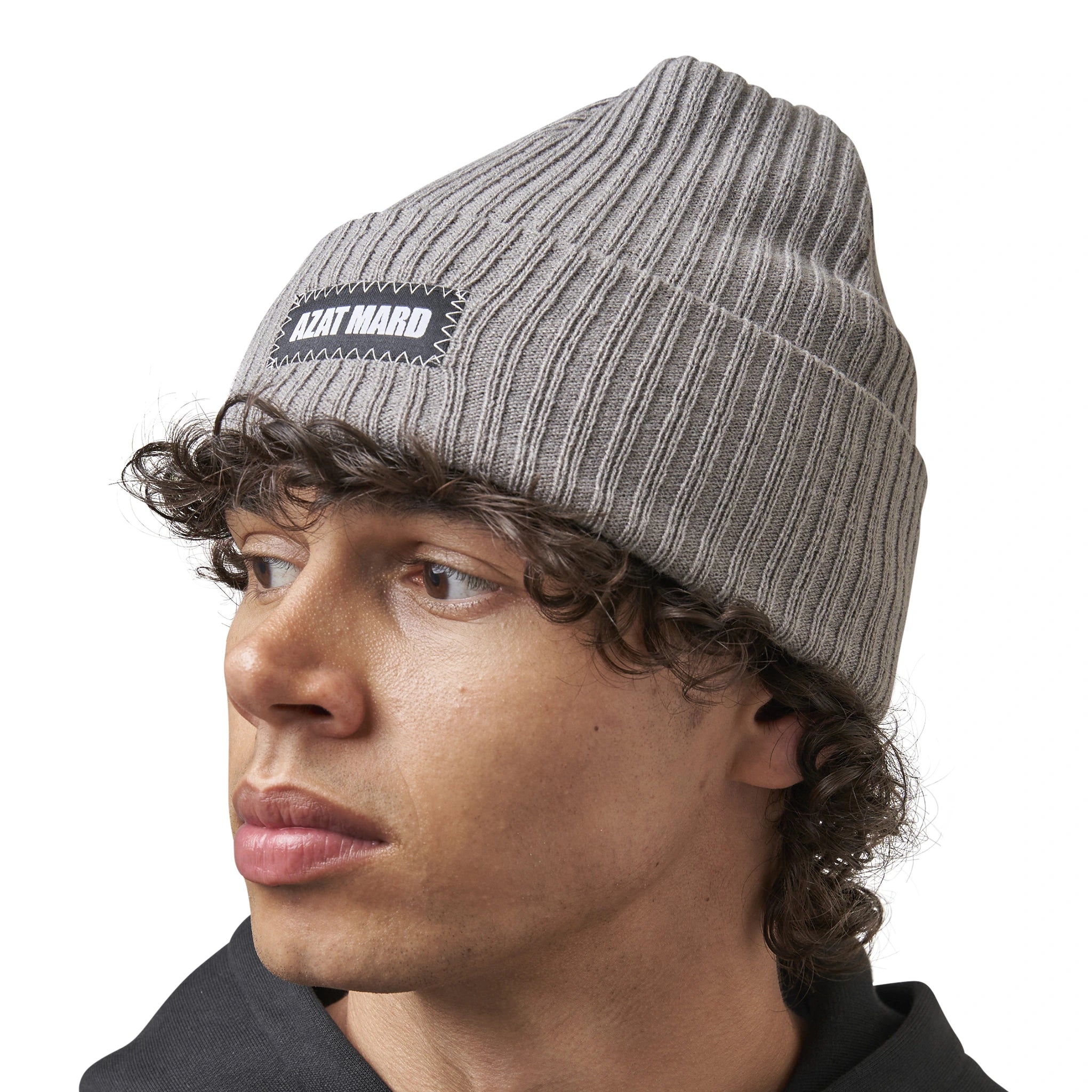 Azat Mard Grey Beanie Hat