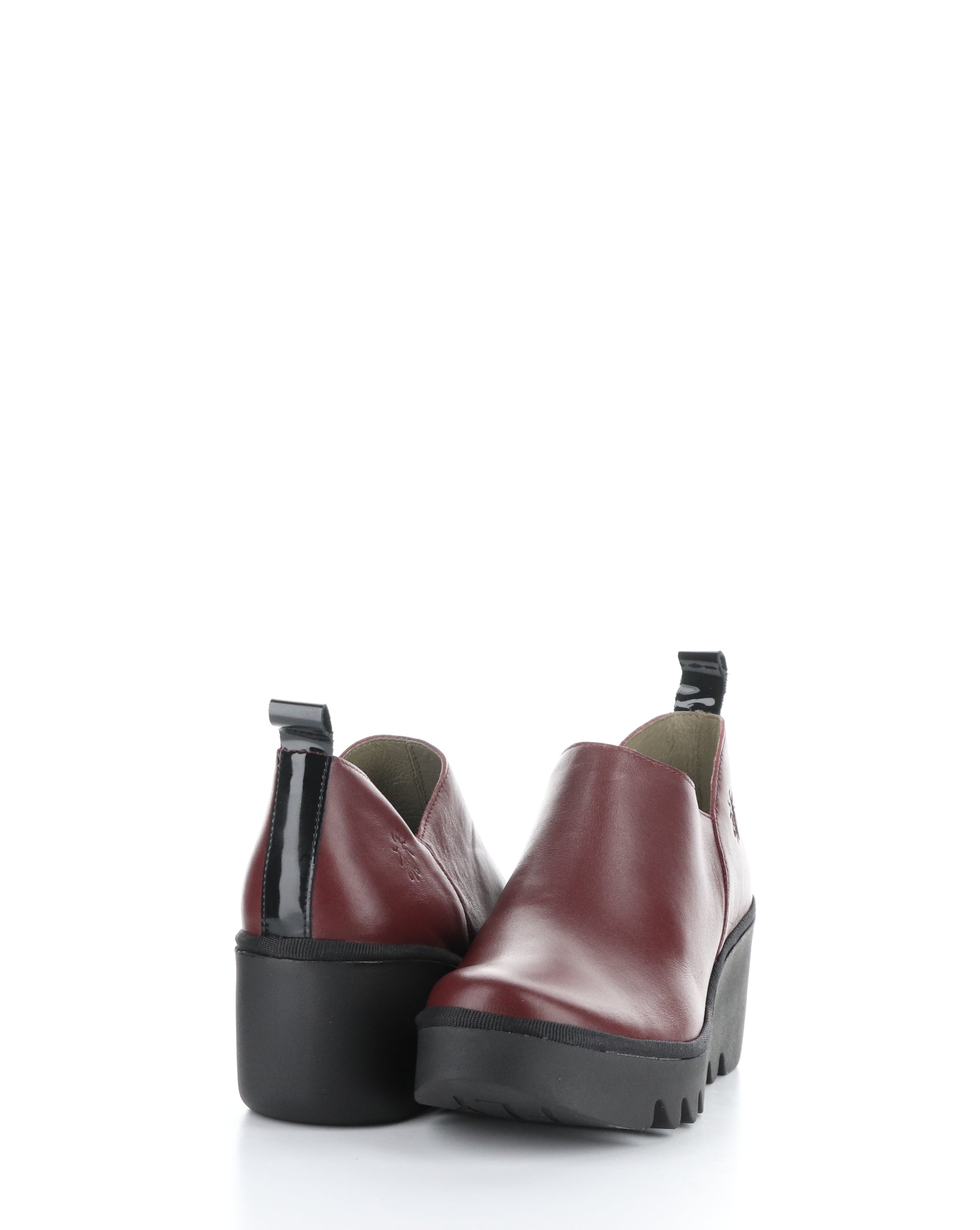 BELI458FLY 001 WINE/BLACK Round Toe Shoes