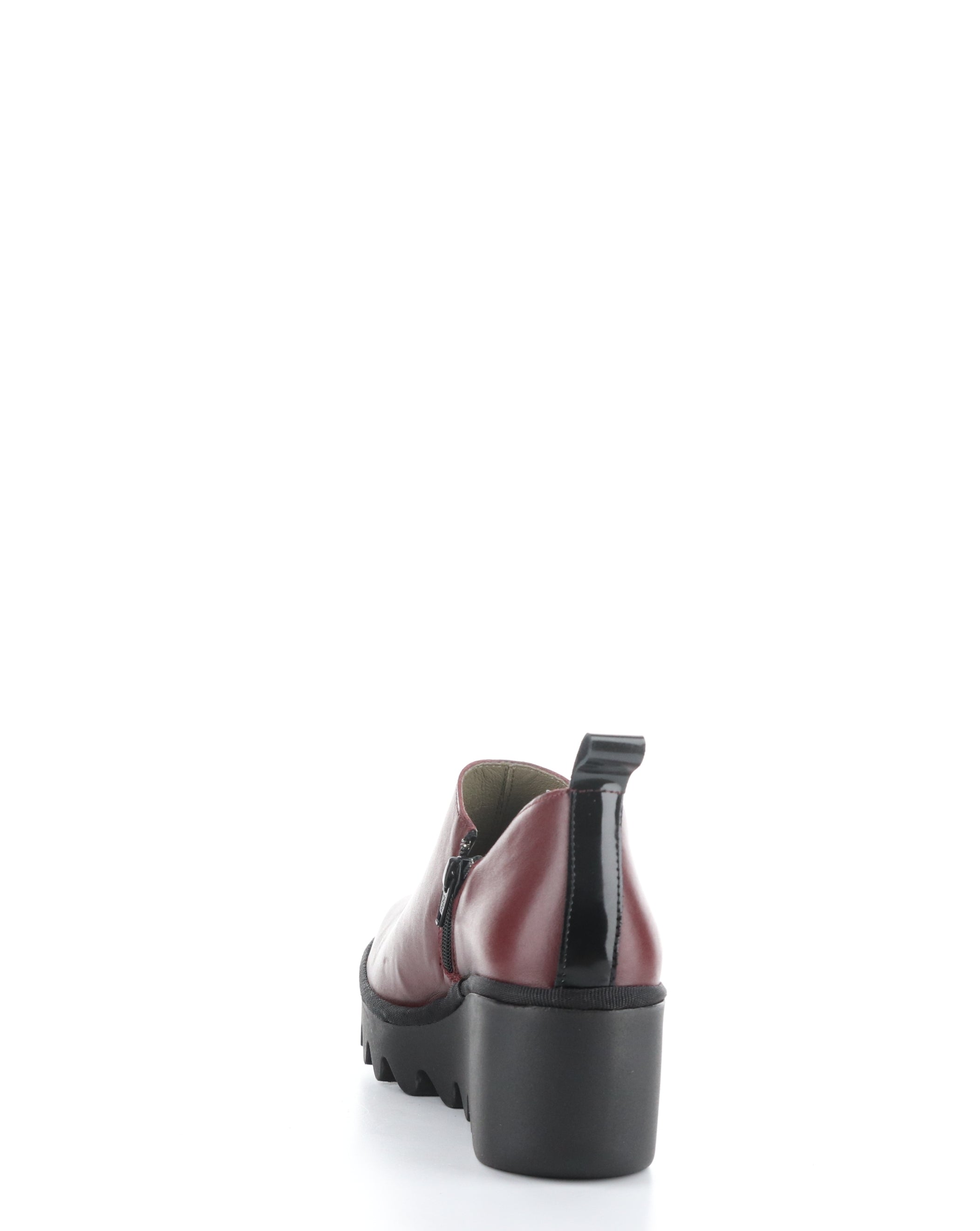 BELI458FLY 001 WINE/BLACK Round Toe Shoes