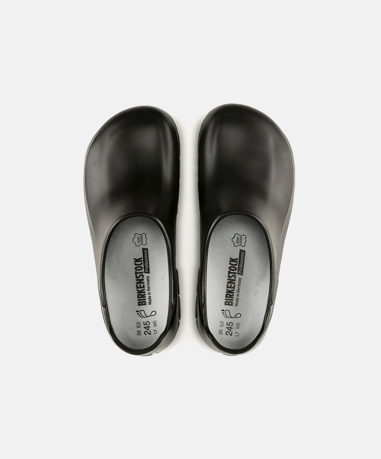 Birkenstock A640 Black Clogs with Steelcap Toe