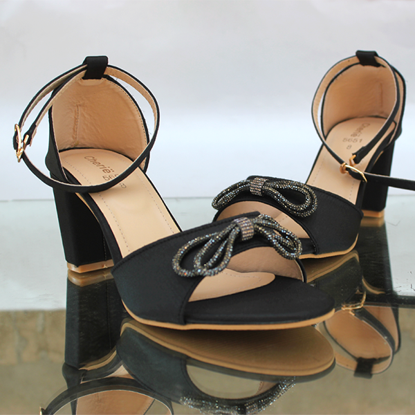 Black Heel Sandal for women