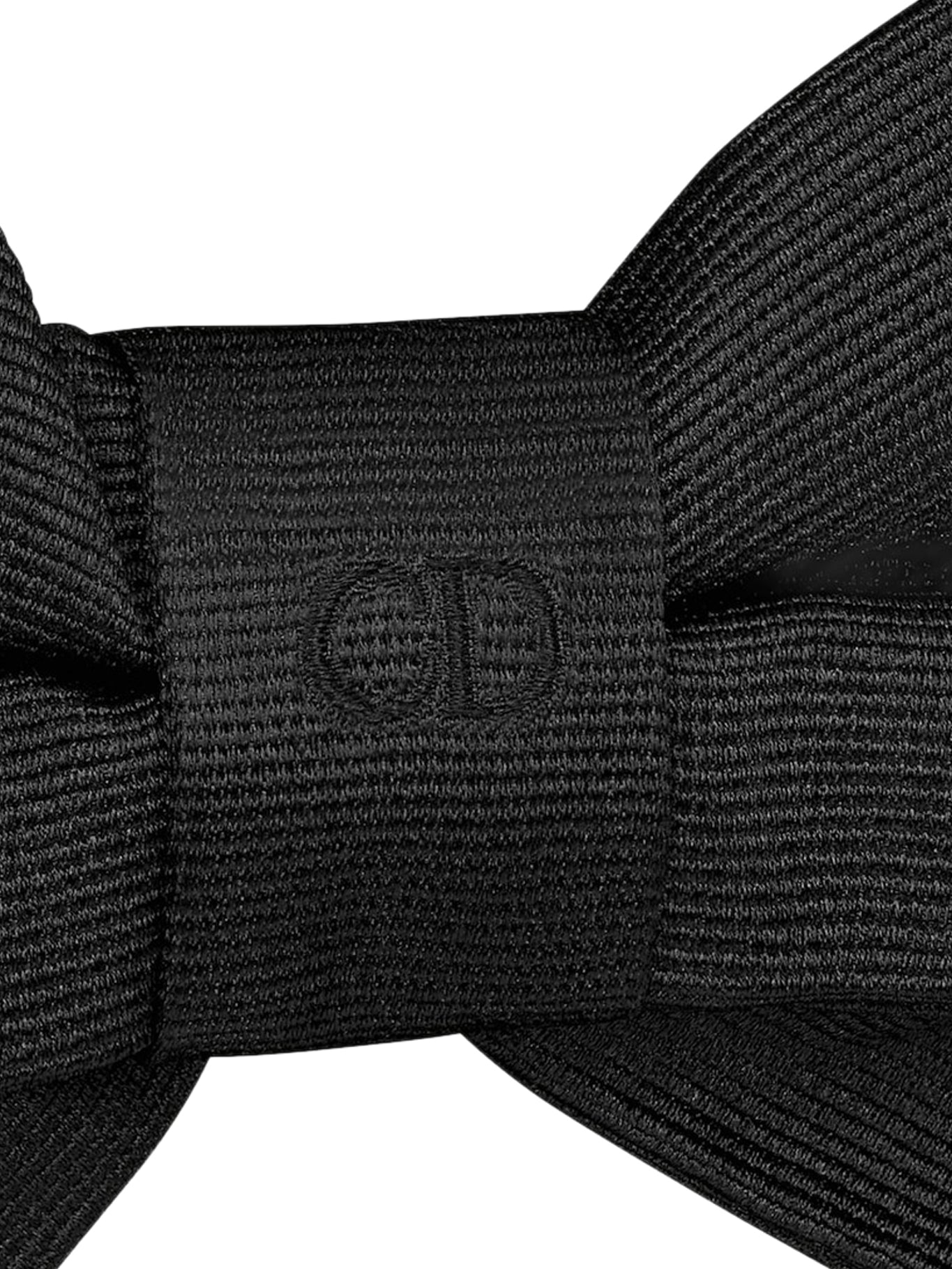 BLACK SILK BOW TIE