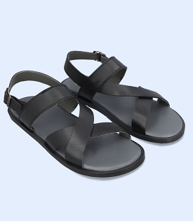 BM5587-BLACK-Men Sandal