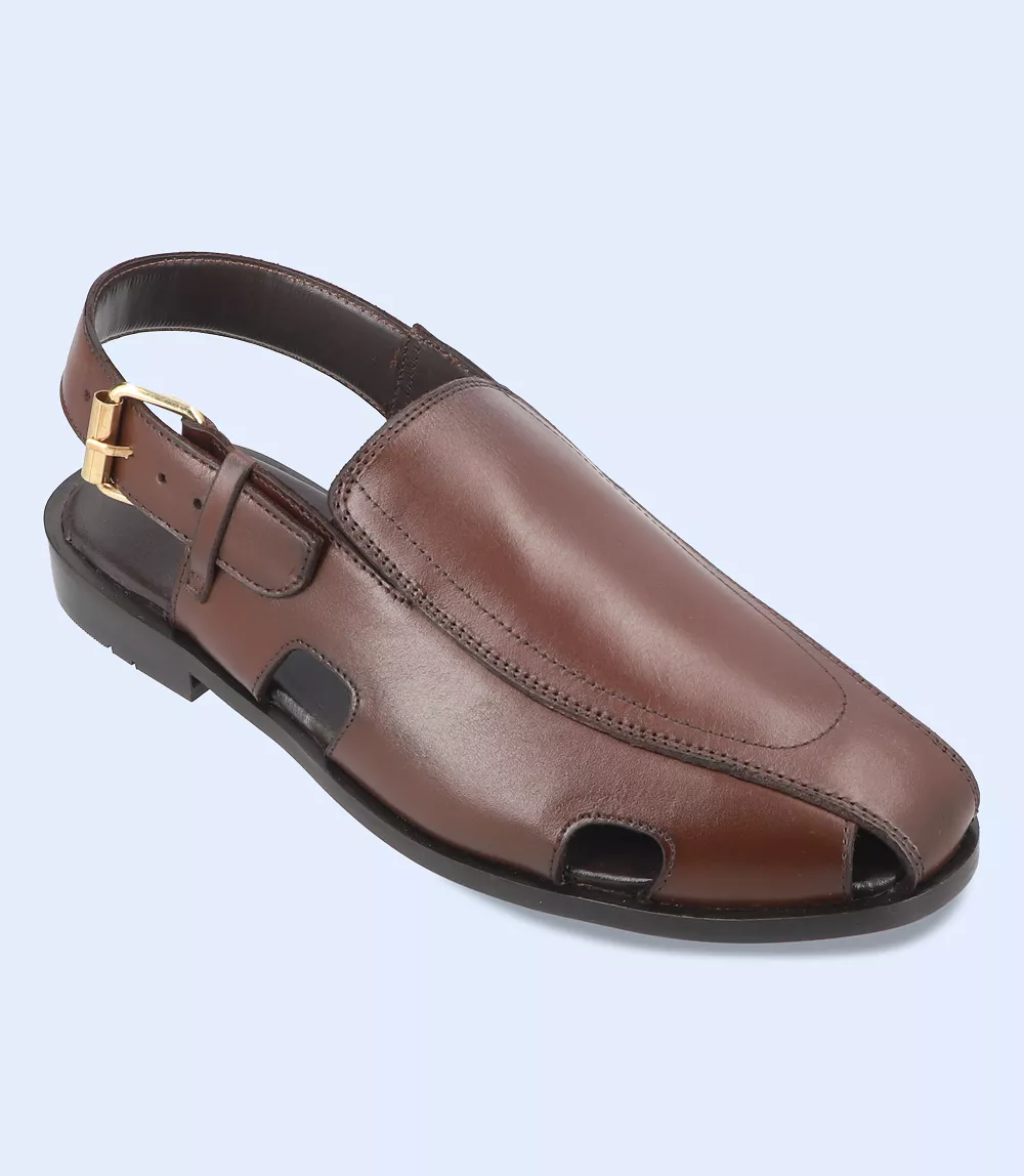 BM5607-BROWN-Men Peshawari's