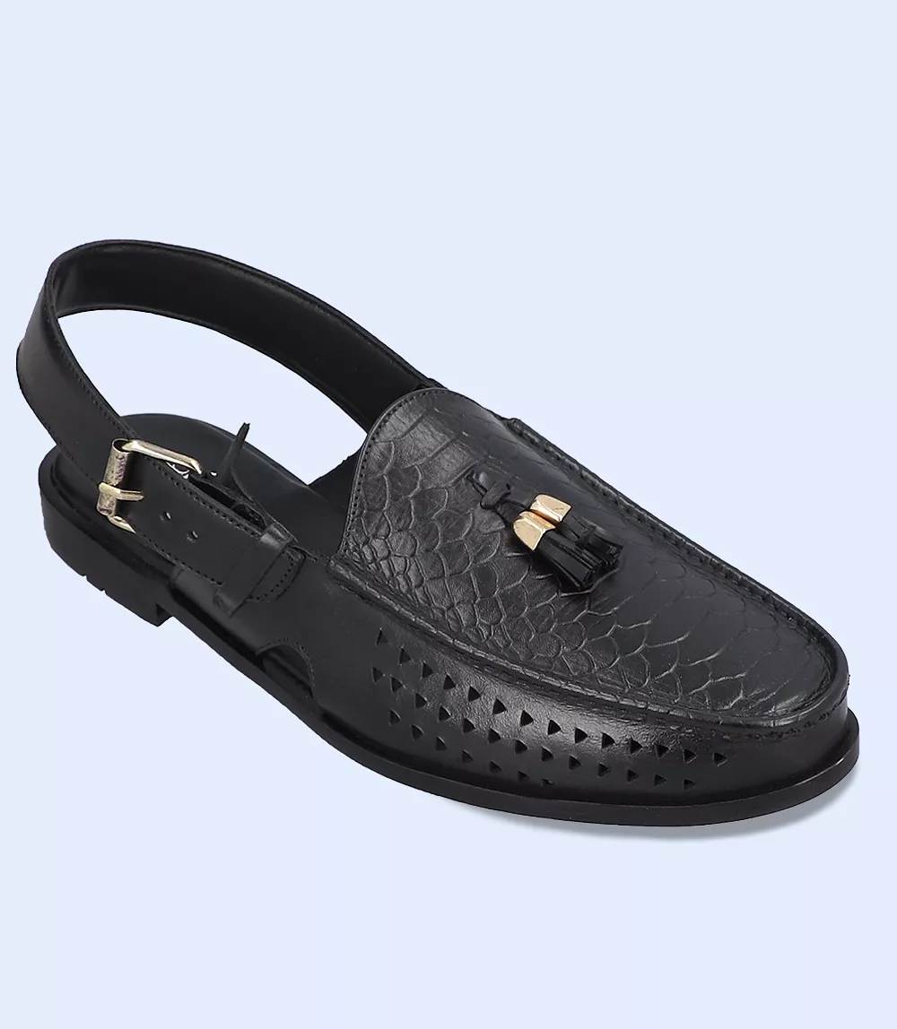 BM5609-BLACK-Men Peshawari