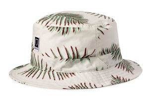 BRIXTON BETA PACKABLE BUCKET HAT ALOHA OFF WHITE