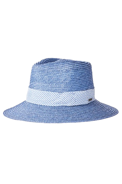 BRIXTON HAT JOANNA SHORT BRIM STATE BLUE