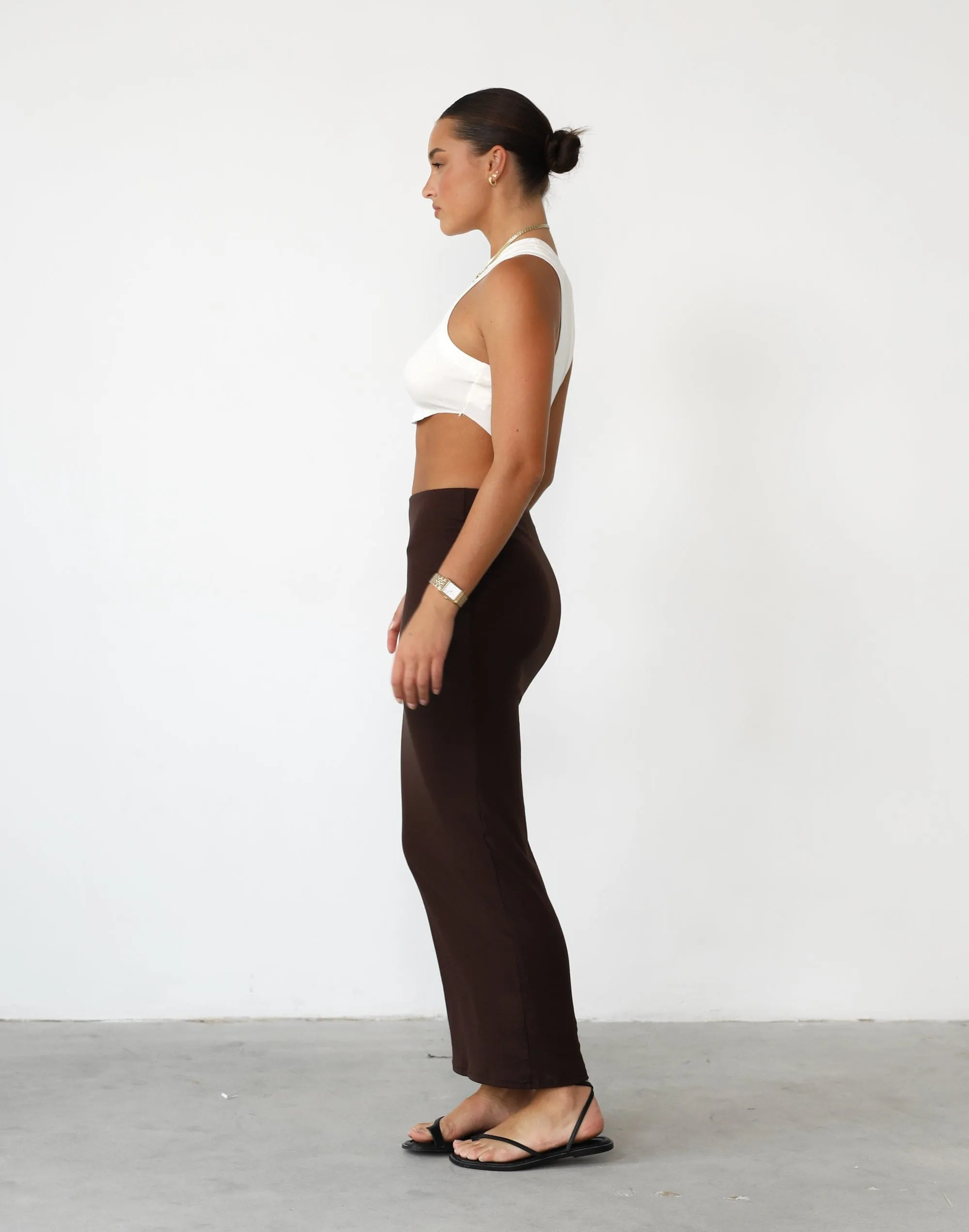 Broadway Maxi Skirt (Cocoa)