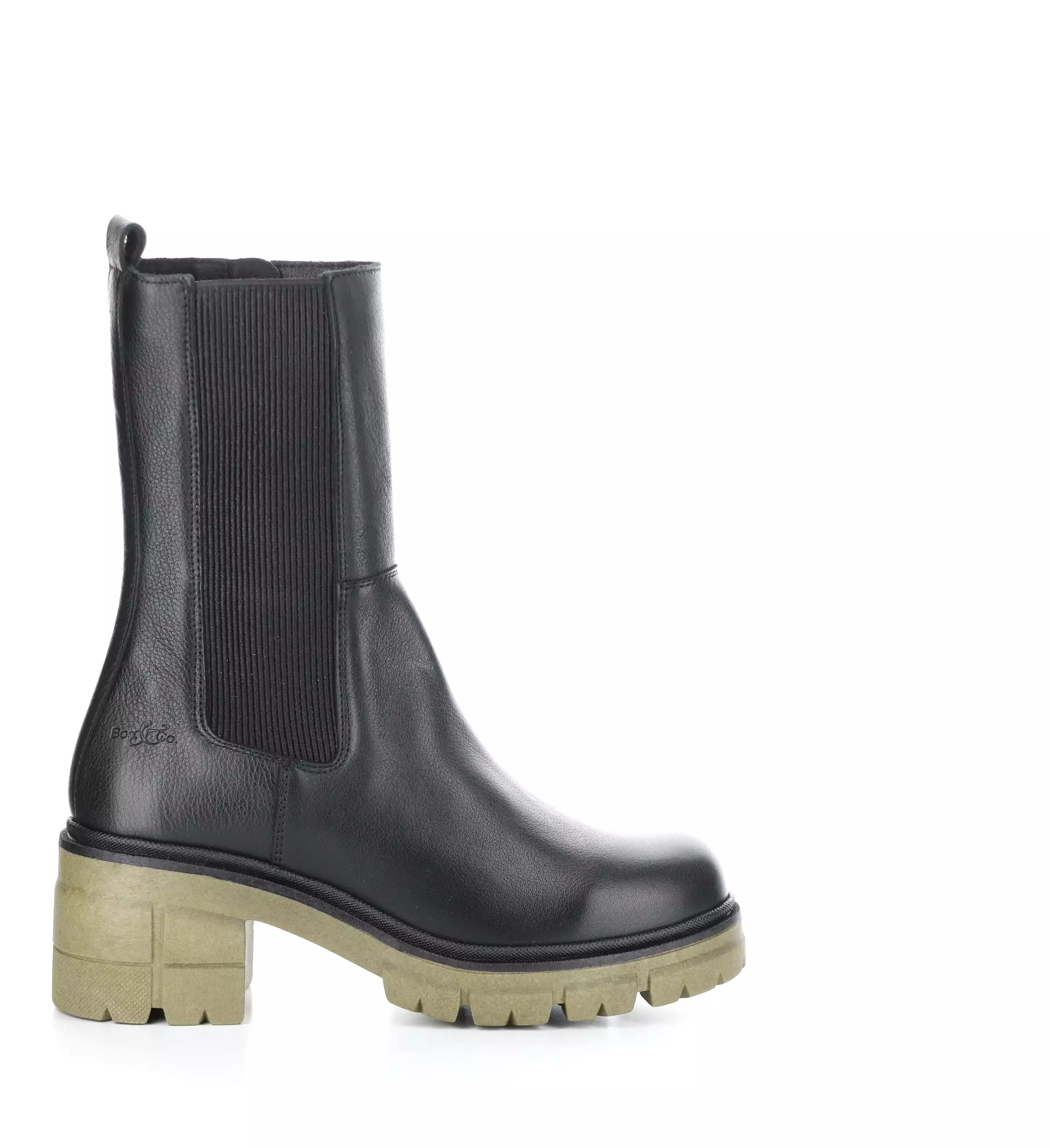 BRUNAS BLACK/GREEN Elasticated Boots