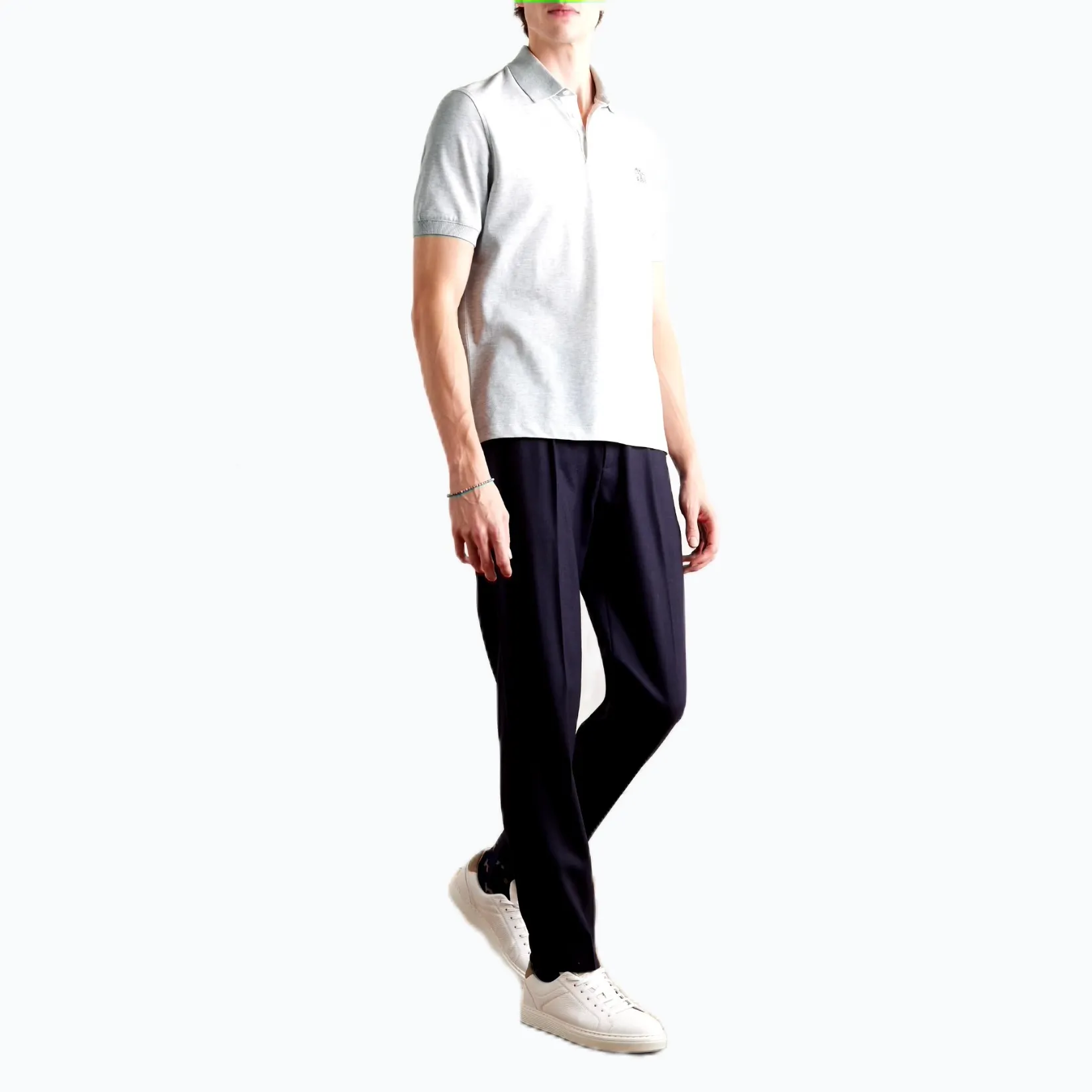 BRUNELLO CUCINELLI  |Cotton Short Sleeves Logo Front Button Polos