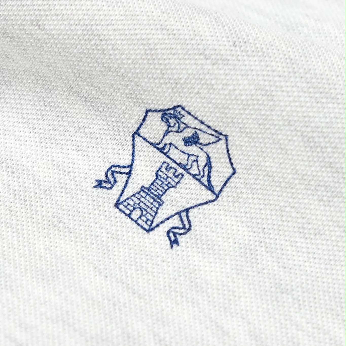 BRUNELLO CUCINELLI  |Cotton Short Sleeves Logo Front Button Polos