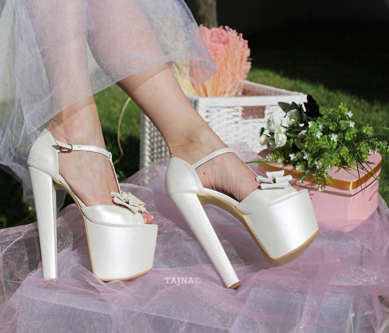 Butterfly Platform Wedding Shoes