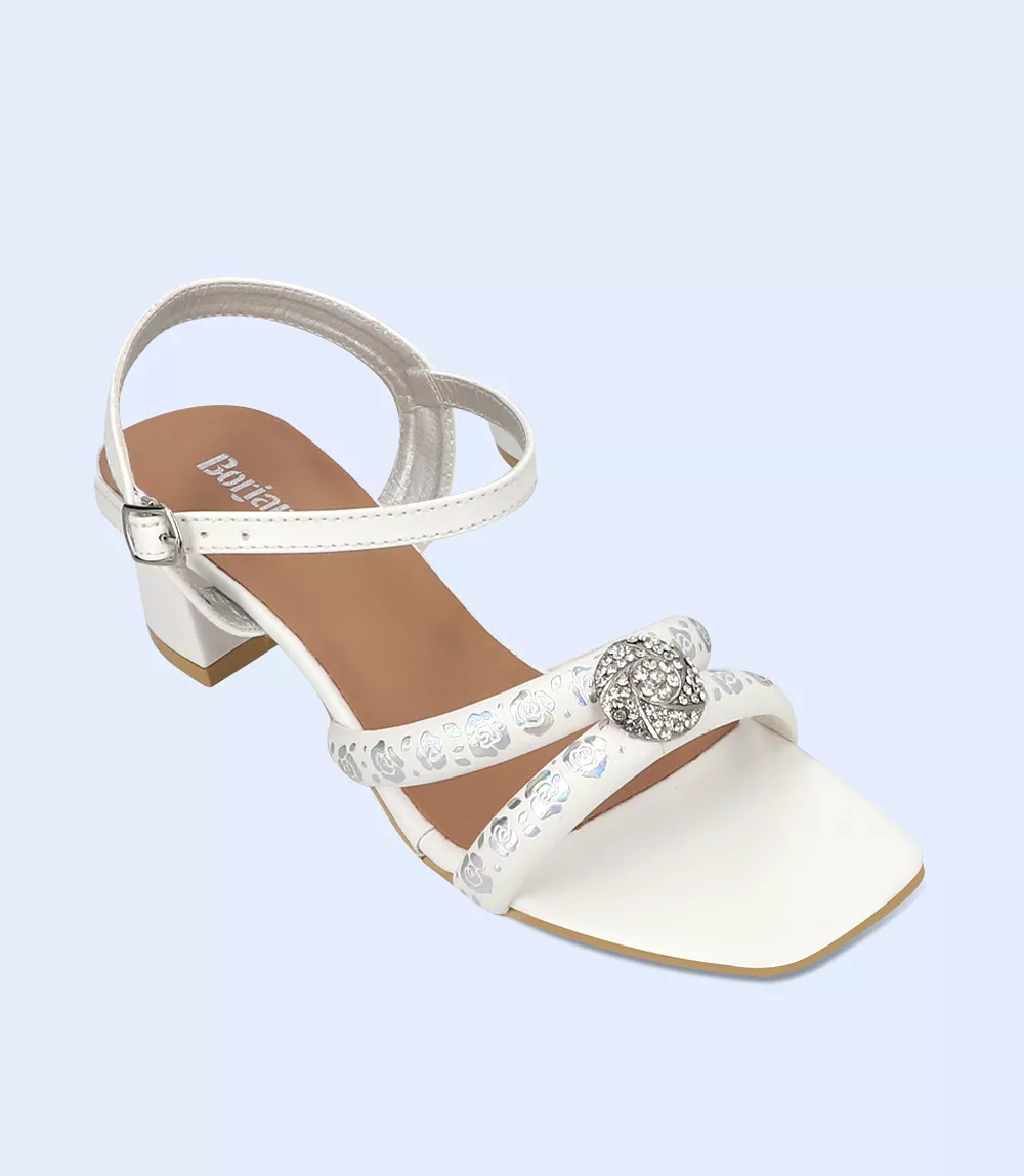 BW9499-SILVER-Women Sandal Heel