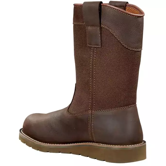 Carhartt Men's 10 Steel Toe WP Wedge Wellington Work Boot -Brown- FW1230-M