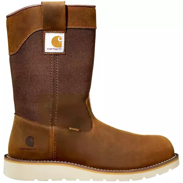 Carhartt Men's 10 Steel Toe WP Wedge Wellington Work Boot -Brown- FW1232-M