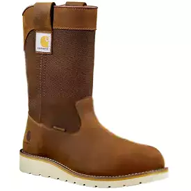 Carhartt Men's 10 Steel Toe WP Wedge Wellington Work Boot -Brown- FW1232-M