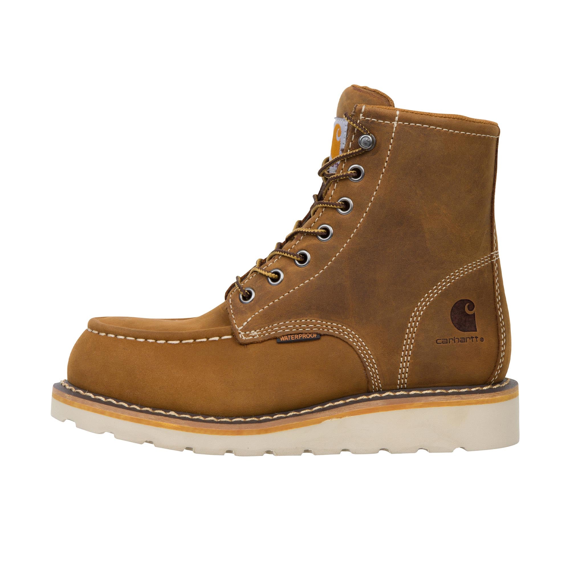 Carhartt Womens 6 Inch Moc Steel Toe Light Brown