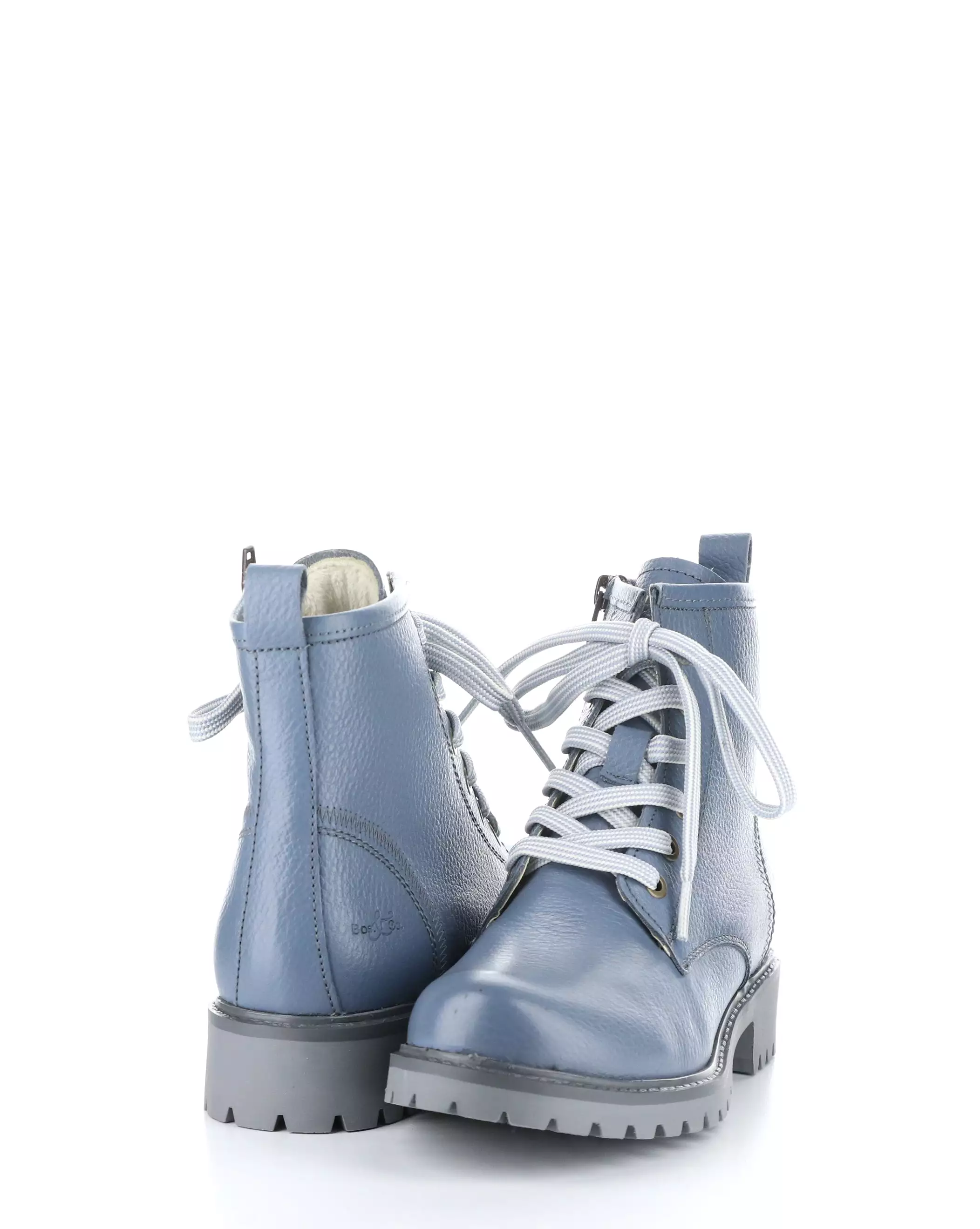 CARINAS STEEL BLUE Round Toe Boots