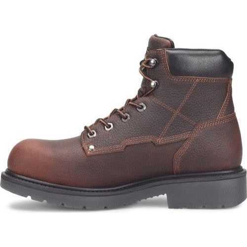 Carolina Men's Dice 6 Comp Toe WP Slip Resistant Work Boot -Brown- CA6011