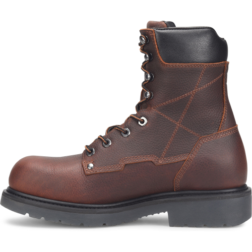 Carolina Men's Dice 8 Comp Toe WP Slip Resistant Work Boot -Brown- CA6512