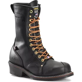 Carolina Men's Linesman 10 Steel Safety Toe USA Made Work Boot - Black - 1905