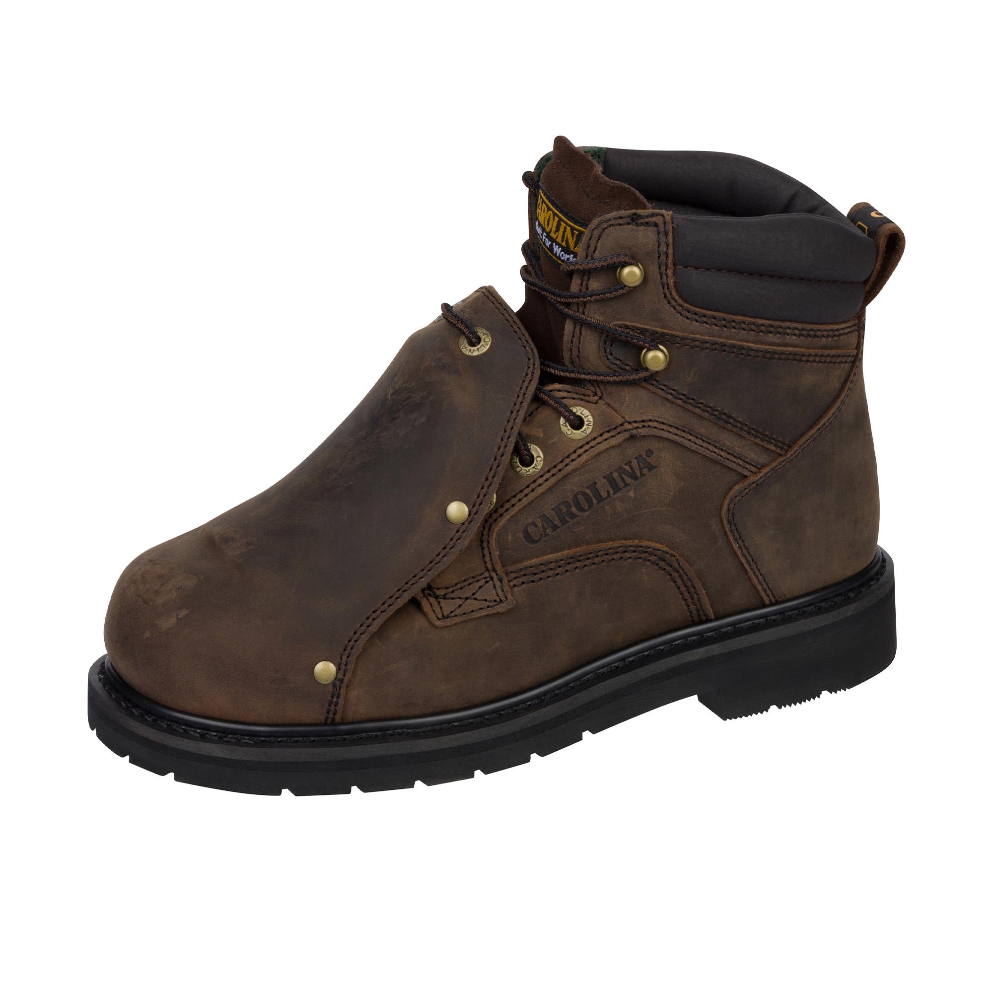 Carolina Metpro Steel Toe Dark Brown Crazy Horse