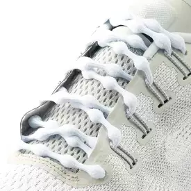 Caterpy Run No-Tie Shoelaces - Silky White