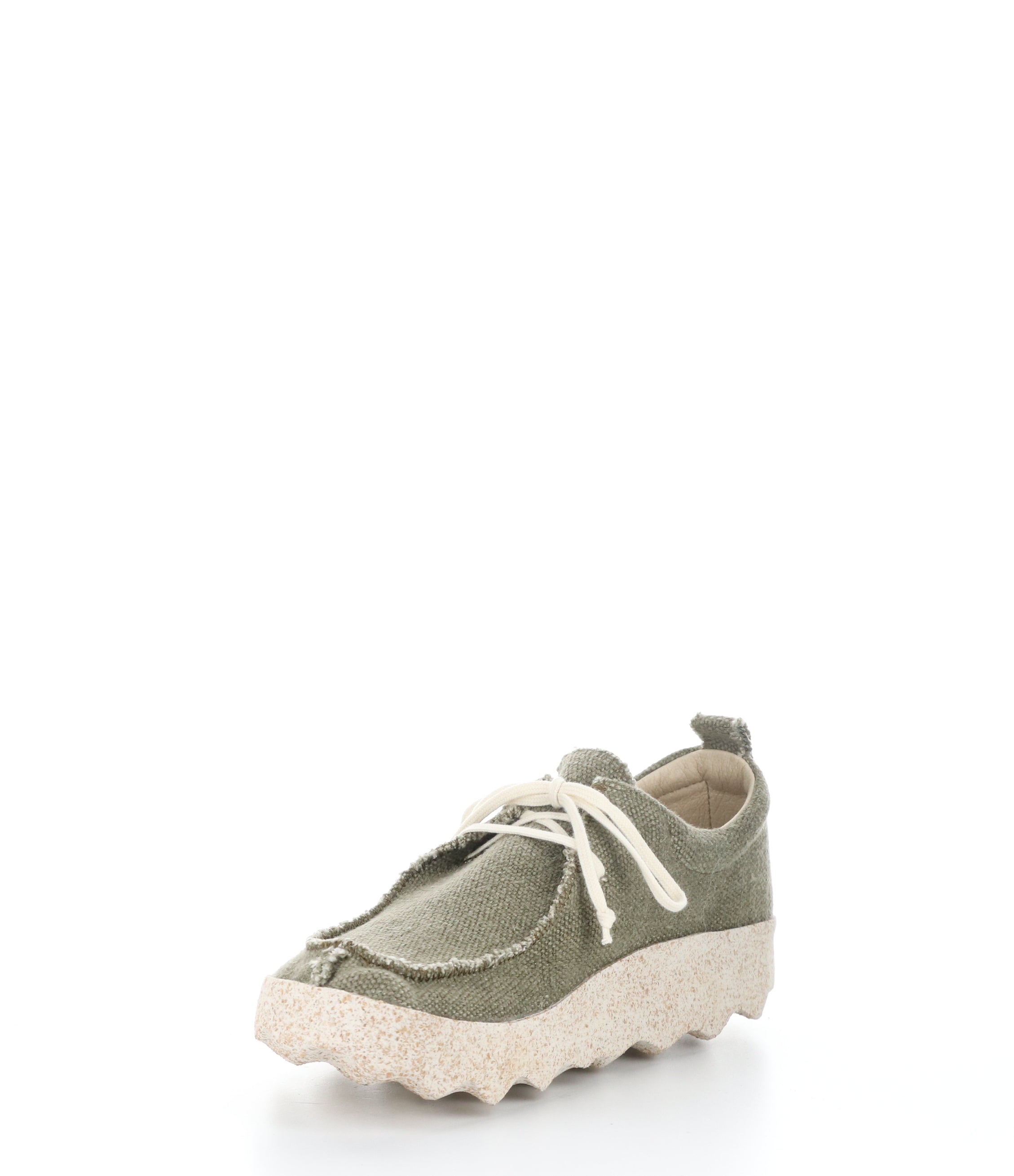 CHAT025ASP MIL GREEN/NAT Round Toe Shoes