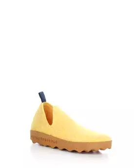 CITY 071 YELLOW Round Toe Shoes