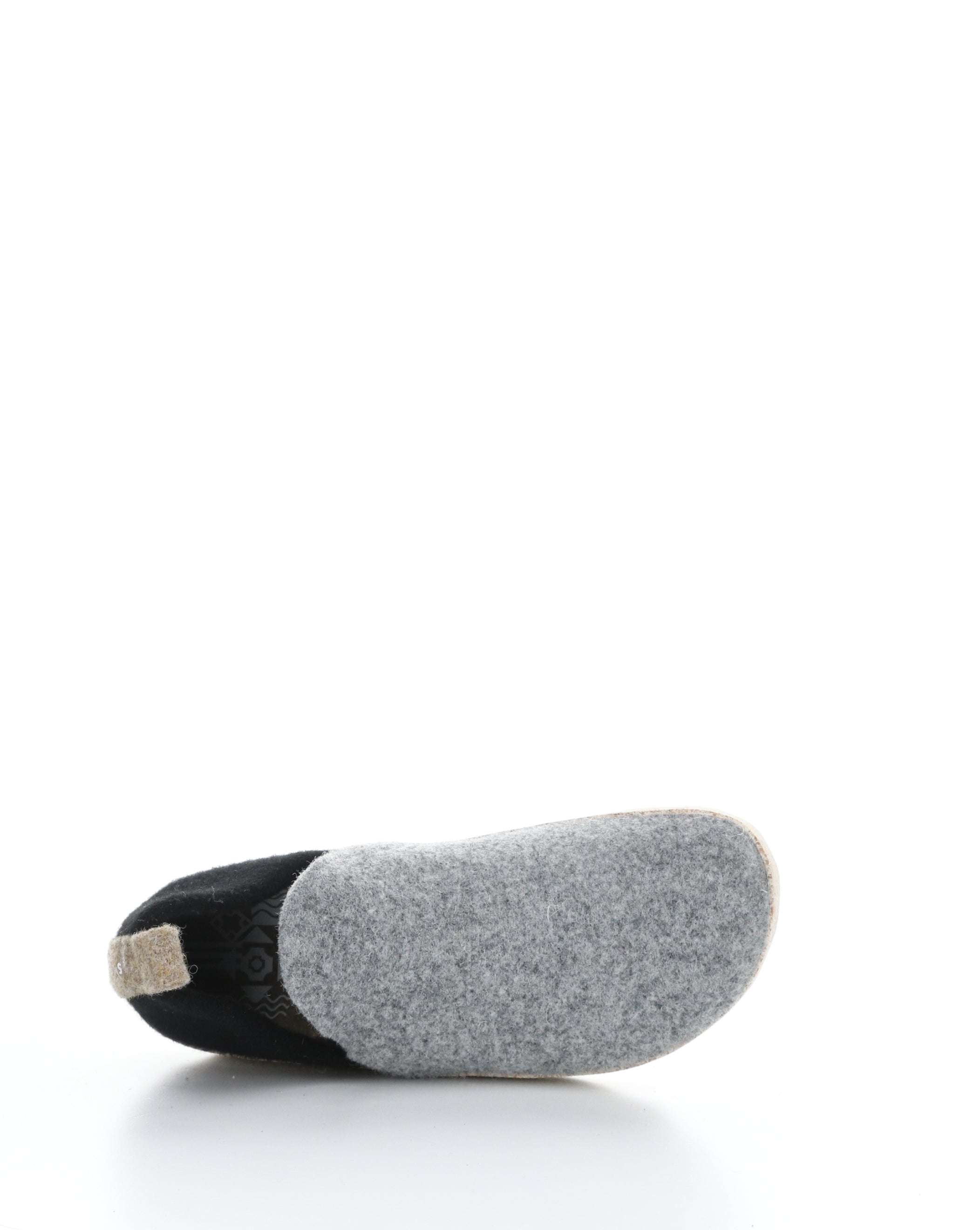 CITY089ASPM 008 GREY/BLACK Round Toe Shoes