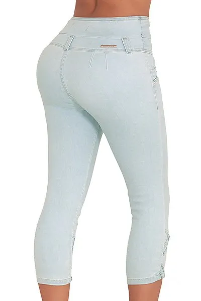 Classic Shapewear High Rise Capri Jeans