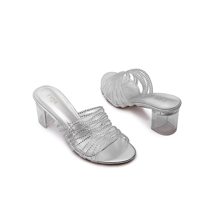 Clear Box Heel Sandal BB 13