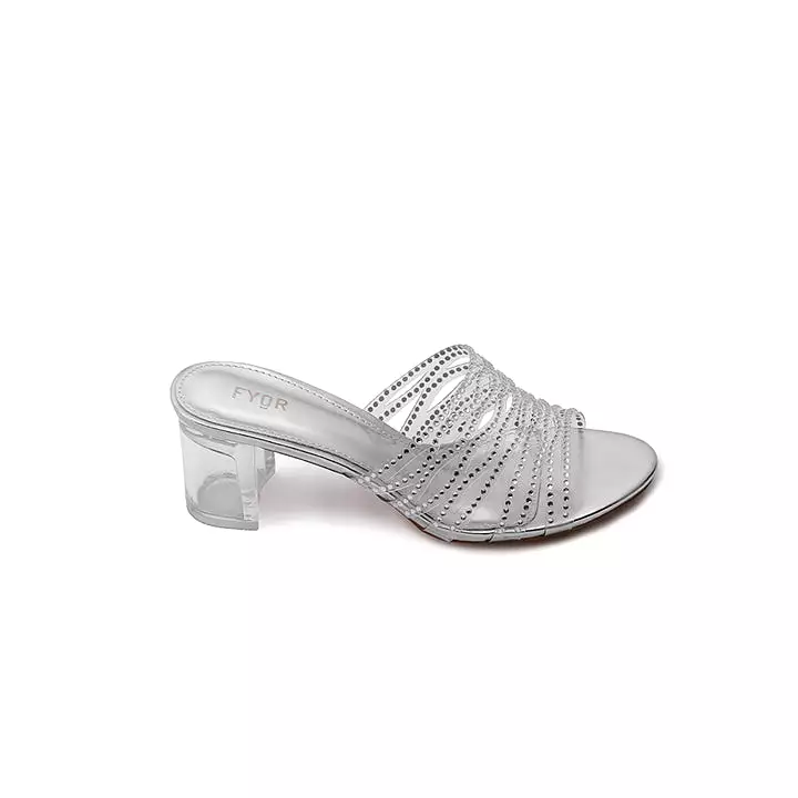 Clear Box Heel Sandal BB 13