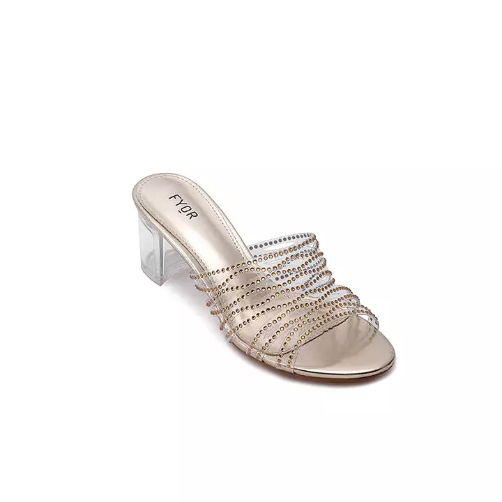 Clear Box Heel Sandal BB 13