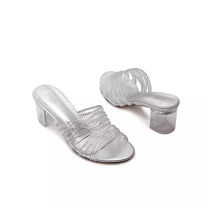 Clear Box Heel Sandal BB 13