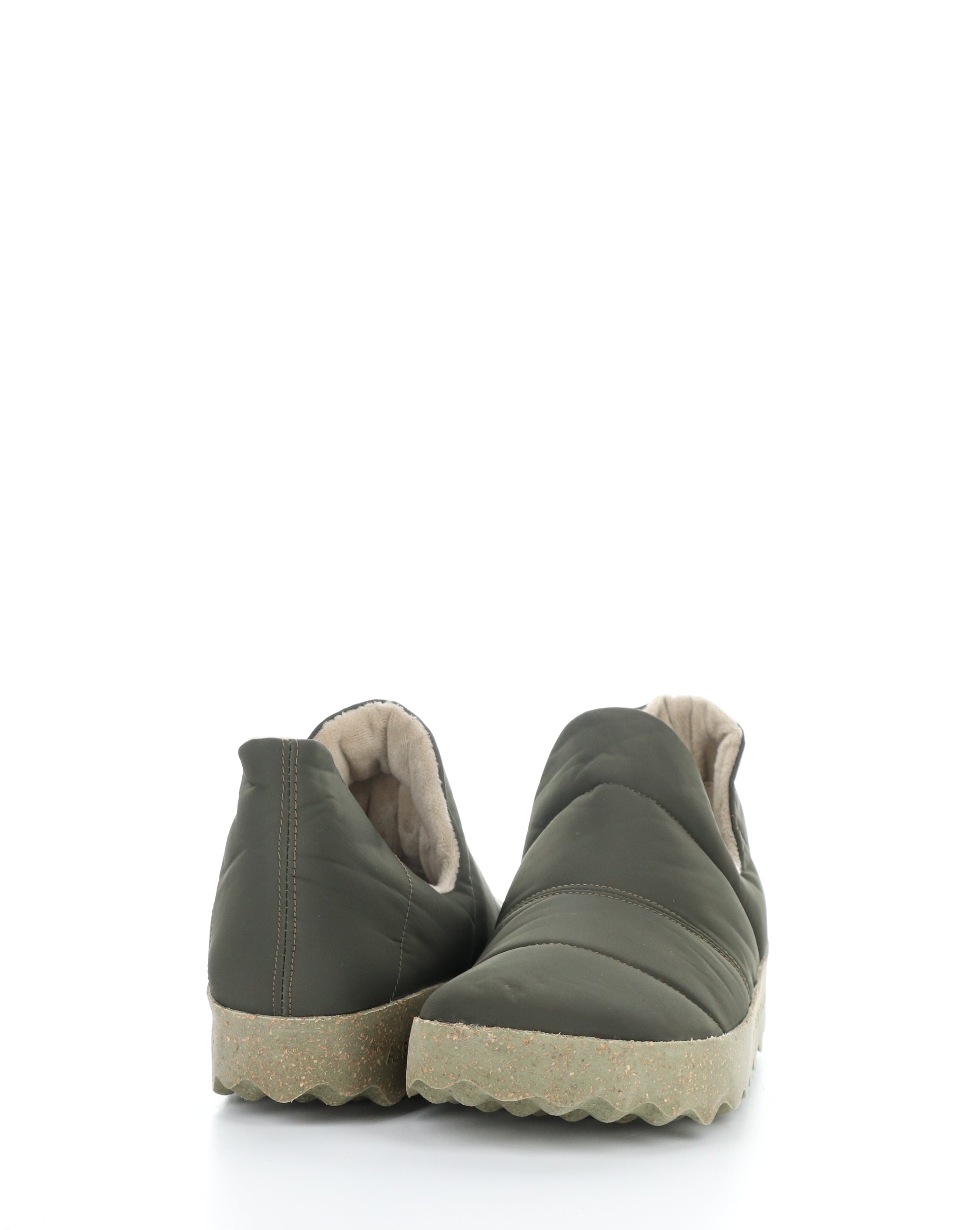 CRUS150ASPM 007 MILITARY GREEN Round Toe Shoes