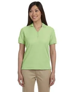 Devon & Jones Pima Pique Short-Sleeve Y-Collar Polo D100W Lime