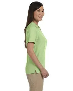 Devon & Jones Pima Pique Short-Sleeve Y-Collar Polo D100W Lime